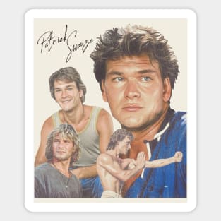 Patrick Swayze Retro Tribute Magnet